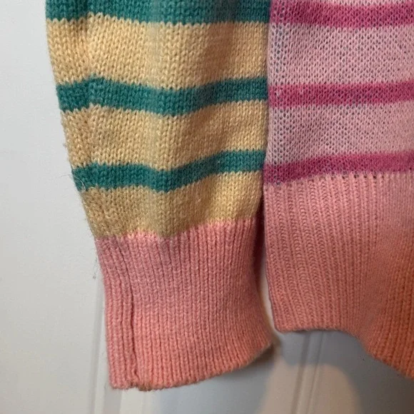 Haptics Striped Color Blocked Sweater Small - Picture 6 of 9